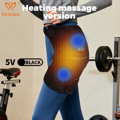 Wireless Buttock Heating Pad with Heating, Massage, Buttock Support, and Red Light Therapy for Hip Pain Relief
