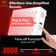 PAKISS Factory Supplies 660nm & 850nm Salon Sauna Full-Body Facial Skin Care Infrared Devices LED Red Light Therapy Panels
